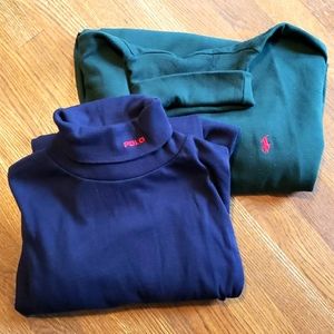 TWO Polo RL Turtlenecks